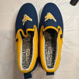 Skicks West Virginia Mountaineer Slip Ons Size 8